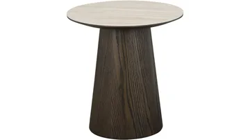 Ödalen Soffbord Rund 48 cm - Travertine look - Möbler - Bord & matgrupp - Soffbord