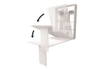 Abi Matbord Vägghängt 130 cm Rektangulär - Beige - Möbler - Bord & matgrupp - Matbord & köksbord