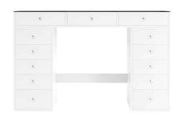 Addison Sminkbord Glas 120 cm - Vit - Möbler - Bord & matgrupp - Sminkbord & toalettbord