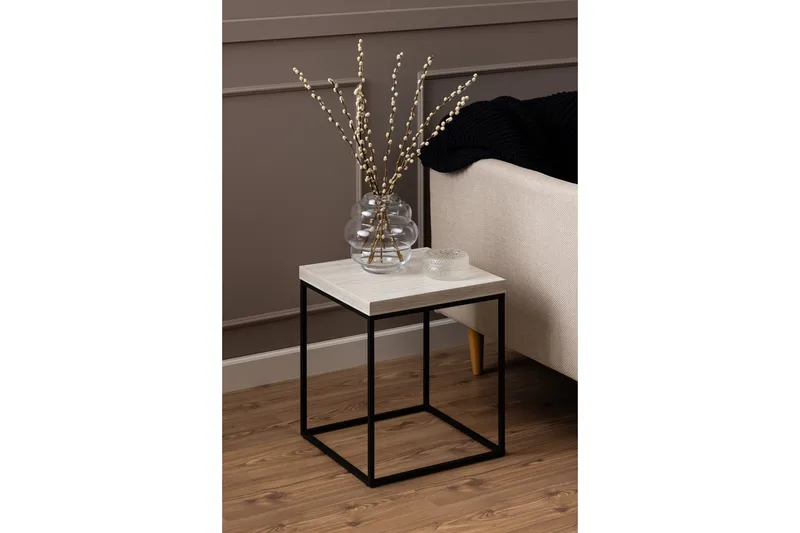 Adisan Soffbord 40x40 cm - Beige - Möbler - Bord & matgrupp - Soffbord