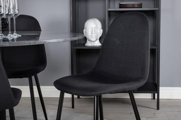 Admira Matbord 106 cm Runt Marmor med 4 Polar Matstol - Möbler - Bord & matgrupp - Matgrupp