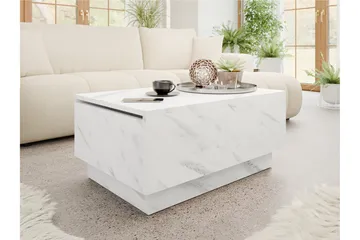 Adrianah Soffbord 90 cm - Vit - Möbler - Bord & matgrupp - Soffbord