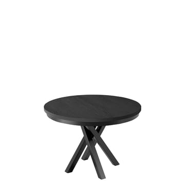 Aggarwal Runt Matbord 100 cm med Mörkt Trä- och Metallutseende - Svart - Möbler - Bord & matgrupp - Matbord & köksbord
