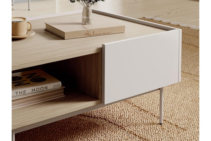 Akansh Soffbord 97 cm - Beige - Möbler - Bord & matgrupp - Soffbord