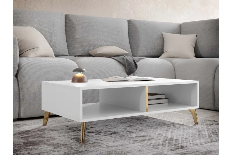 Akihiko Soffbord 100 cm - Vit - Möbler - Bord & matgrupp - Soffbord
