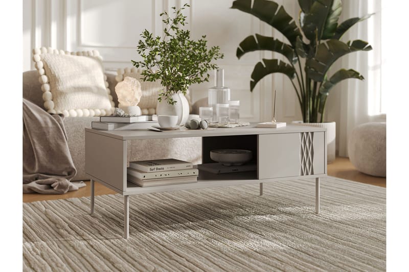 Akiko Soffbord 110 cm - Beige - Möbler - Bord & matgrupp - Soffbord