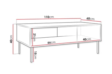 Akiko Soffbord 110 cm - Grön - Möbler - Bord & matgrupp - Soffbord