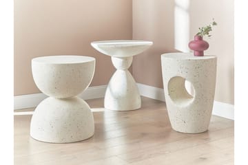 Alezio Soffbord 50 cm Rund - Vit - Möbler - Bord & matgrupp - Soffbord