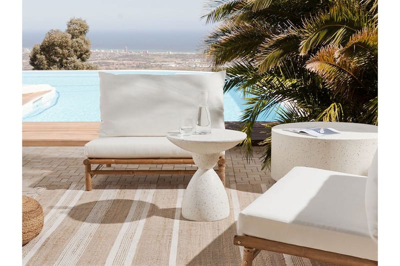 Alezio Soffbord 50 cm Rund - Vit - Möbler - Bord & matgrupp - Soffbord