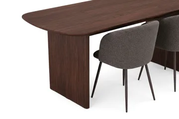 Alma Matgrupp 180 cm rektangulärt med 6 Greya Mastolar - Valnöt - Möbler - Bord & matgrupp - Matgrupp
