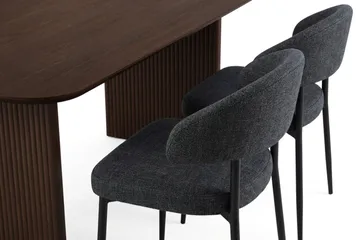 Mörkgrå, Svart