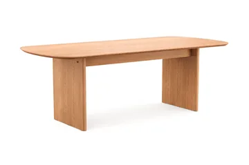 Alma Matgrupp rektangulärt 220 cm Ek med 6 Greya Matstolar - Ek - Möbler - Bord & matgrupp - Matgrupp
