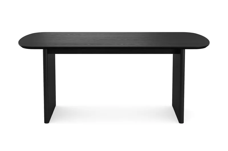 Alma rektangulärt Matbord 180x90 cm Fanér - Svart - Möbler - Bord & matgrupp - Matbord & köksbord