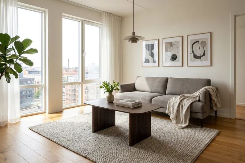 Alma Soffbord Rektangulär 120 cm i trä - Valnöt - Möbler - Bord & matgrupp - Soffbord