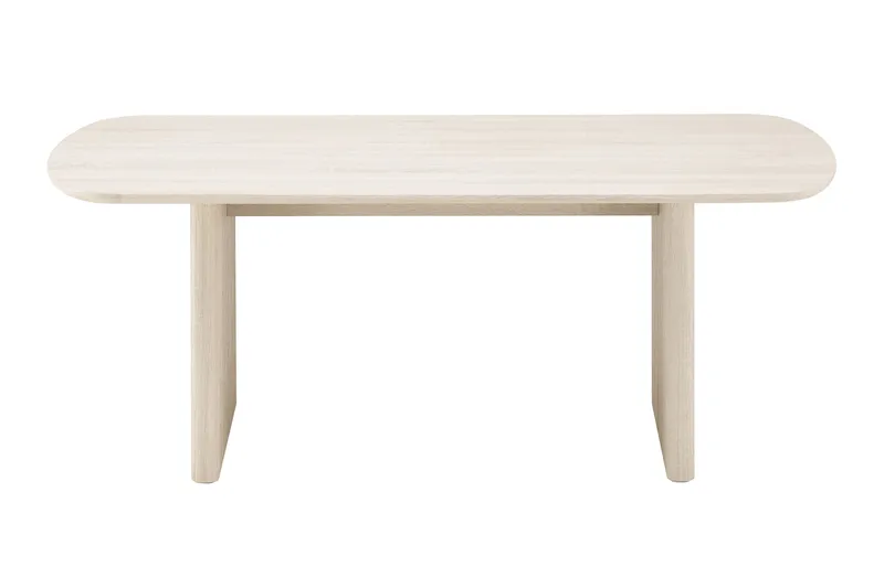 Alma Soffbord Rektangulär 120 cm i trä - Vitlaserad ek - Möbler - Bord & matgrupp - Soffbord