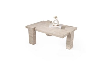 Almasi Soffbord 110 cm - Travertine - Möbler - Bord & matgrupp - Soffbord