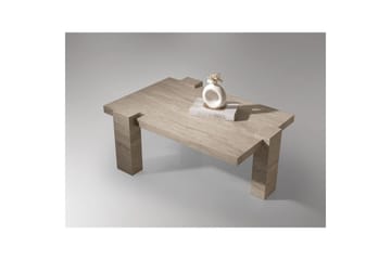 Almasi Soffbord 110 cm - Travertine - Möbler - Bord & matgrupp - Soffbord