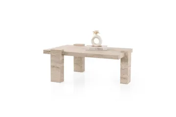 Almasi Soffbord 110 cm - Travertine - Möbler - Bord & matgrupp - Soffbord