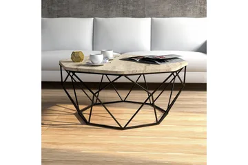 Almasi Soffbord 90 cm - Beige - Möbler - Bord & matgrupp - Soffbord