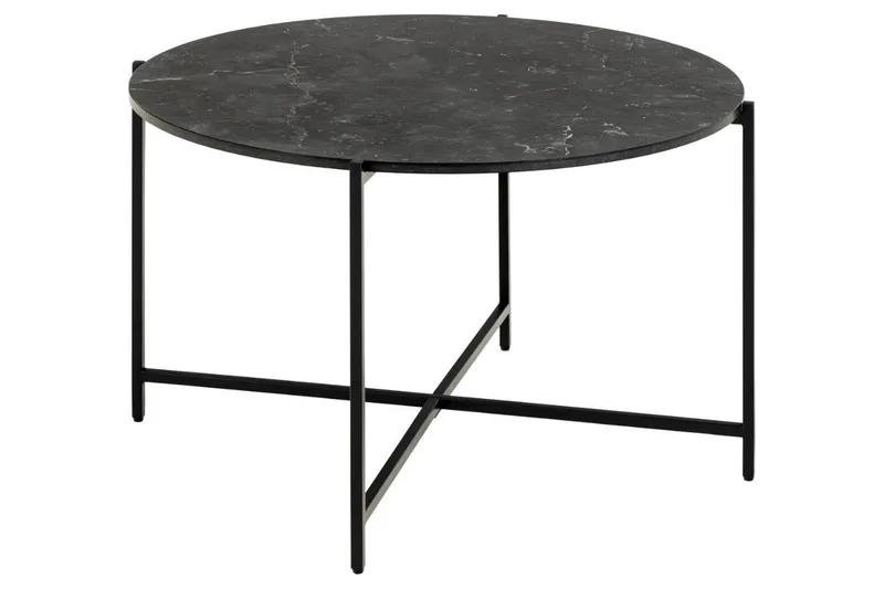 Almina Soffbord 70 cm, Svart