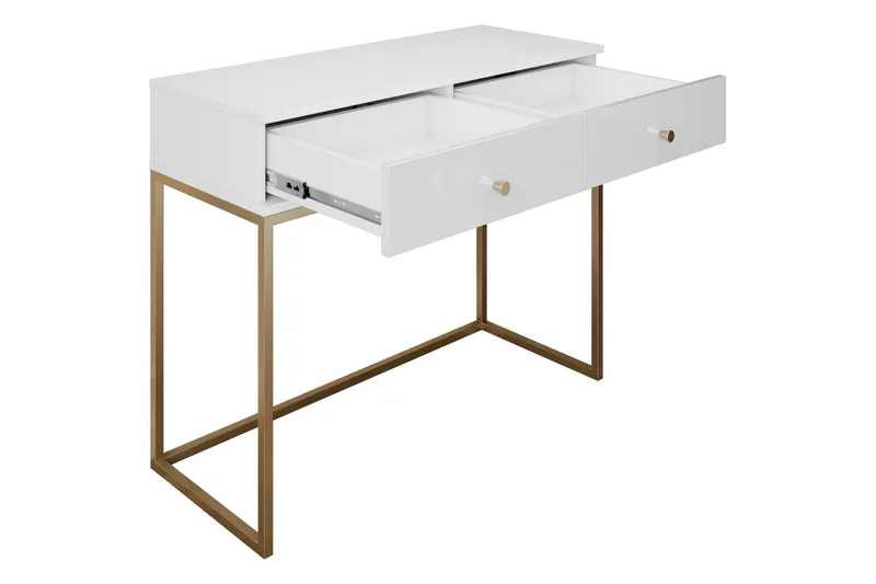 Altenau Sminkbord 100x40 cm - Svart/Brun - Möbler - Bord & matgrupp - Sminkbord & toalettbord