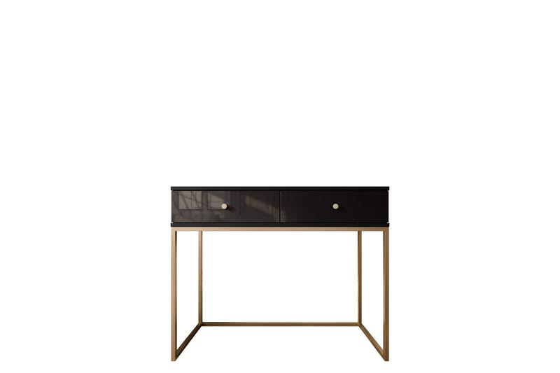 Altenau Sminkbord 100x40 cm - Svart/Brun - Möbler - Bord & matgrupp - Sminkbord & toalettbord