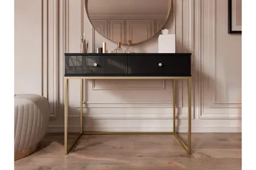 Altenau Sminkbord 100x40 cm - Svart/Brun - Möbler - Bord & matgrupp - Sminkbord & toalettbord