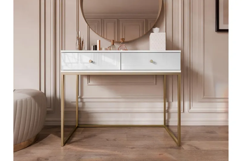 Altenau Sminkbord 100x40 cm - Vit - Möbler - Bord & matgrupp - Sminkbord & toalettbord