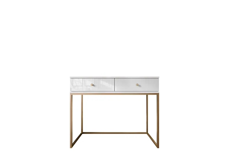 Altenau Sminkbord 100x40 cm, Vit