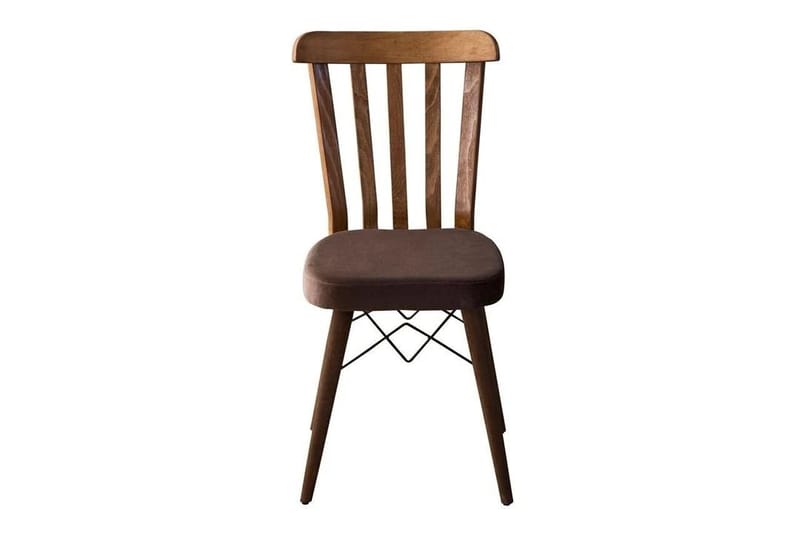 Alvryn Matgrupp Bord 130 cm + 4 Stolar - Brun - Möbler - Bord & matgrupp - Matgrupp