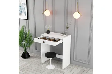 Ameias Sminkbord 70 cm med Förvaring och Lådor i Målat Trä - Vit - Möbler - Bord & matgrupp - Sminkbord & toalettbord