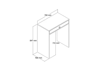 Ameias Sminkbord 70 cm - Natur - Möbler - Bord & matgrupp - Sminkbord & toalettbord