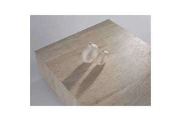 Ameias Soffbord 90 cm - Travertine - Möbler - Bord & matgrupp - Soffbord