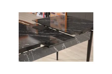 Amerbach Matbord 132 cm Rektangulär - Svart/Vit - Möbler - Bord & matgrupp - Matbord & köksbord