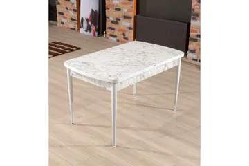 Amerbach Matbord 132 cm Rektangulär - Vit/Grå - Möbler - Bord & matgrupp - Matbord & köksbord