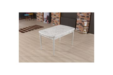 Amerbach Matbord 132 cm Rektangulär - Vit/Grå - Möbler - Bord & matgrupp - Matbord & köksbord