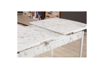 Amerbach Matbord 132 cm Rektangulär - Vit/Grå - Möbler - Bord & matgrupp - Matbord & köksbord