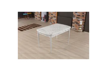 Amerbach Matbord 132 cm Rektangulär - Vit/Grå - Möbler - Bord & matgrupp - Matbord & köksbord