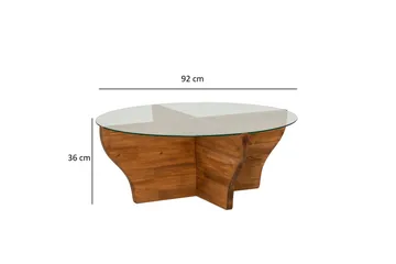 Amphora Soffbord 92 cm - Brun - Möbler - Bord & matgrupp - Soffbord