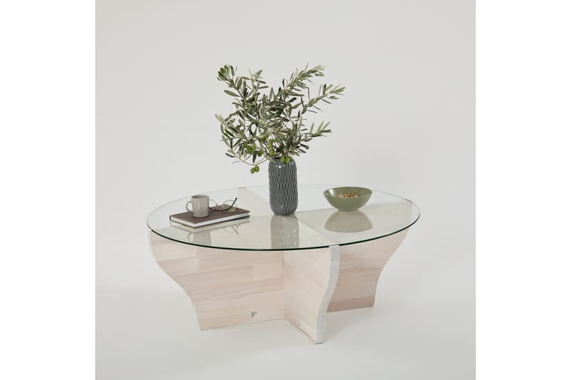 Amphora Soffbord 92 cm - Vit - Möbler - Bord & matgrupp - Soffbord