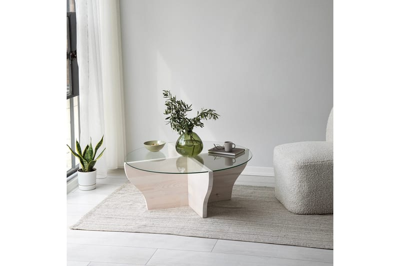 Amphora Soffbord 92 cm - Vit - Möbler - Bord & matgrupp - Soffbord