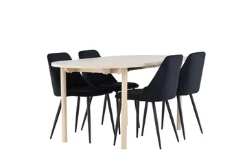Andy Matbord 180x90 cm med 4 Night Matstol - Möbler - Bord & matgrupp - Matgrupp