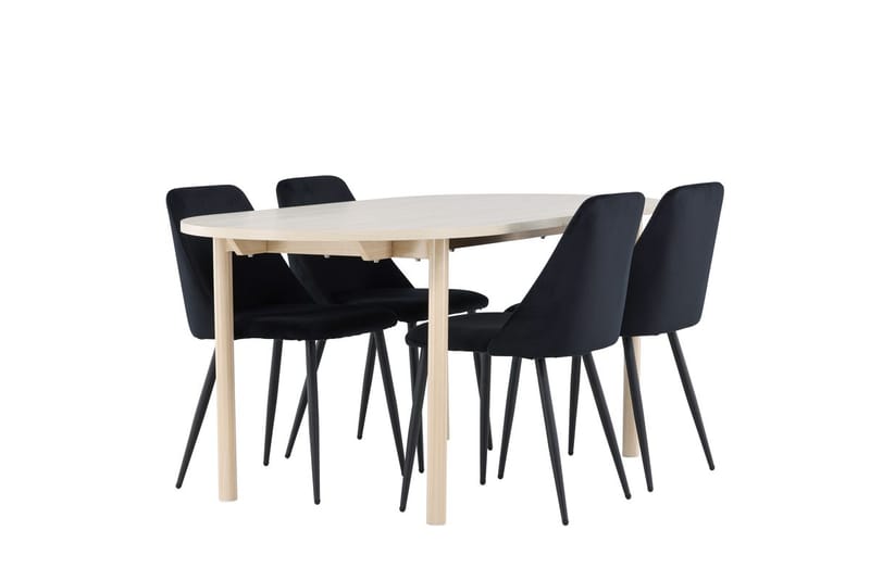 Andy Matbord 180x90 cm med 4 Night Matstol - Möbler - Bord & matgrupp - Matgrupp