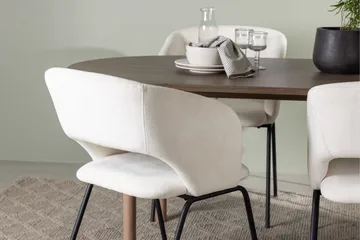 Andy Matgrupp 180 cm Oval med 4 Day stolar - Svart - Möbler - Bord & matgrupp - Matgrupp