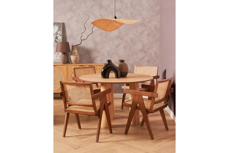 Appelle Matbord 120 cm Rund - Ljusbrun - Möbler - Bord & matgrupp - Matbord & köksbord