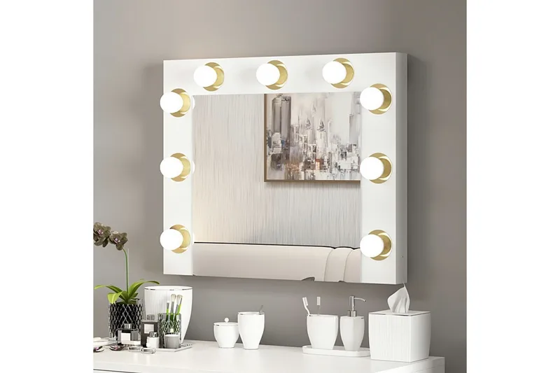 Armin Sminkbord 72 cm - Vit - Möbler - Bord & matgrupp - Sminkbord & toalettbord