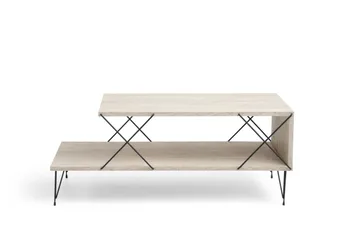 Artenay Soffbord 100 cm - Svart/Marmor - Möbler - Bord & matgrupp - Soffbord