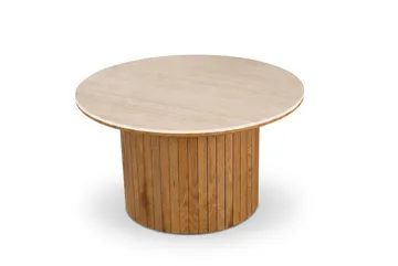 Arvo Soffbord Rund 80c m - Ek - Möbler - Bord & matgrupp - Soffbord