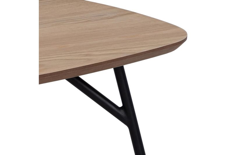 Arwina Ovalt Soffbord 120 cm med Organisk Bordsskiva i Ek - Brun - Möbler - Bord & matgrupp - Soffbord