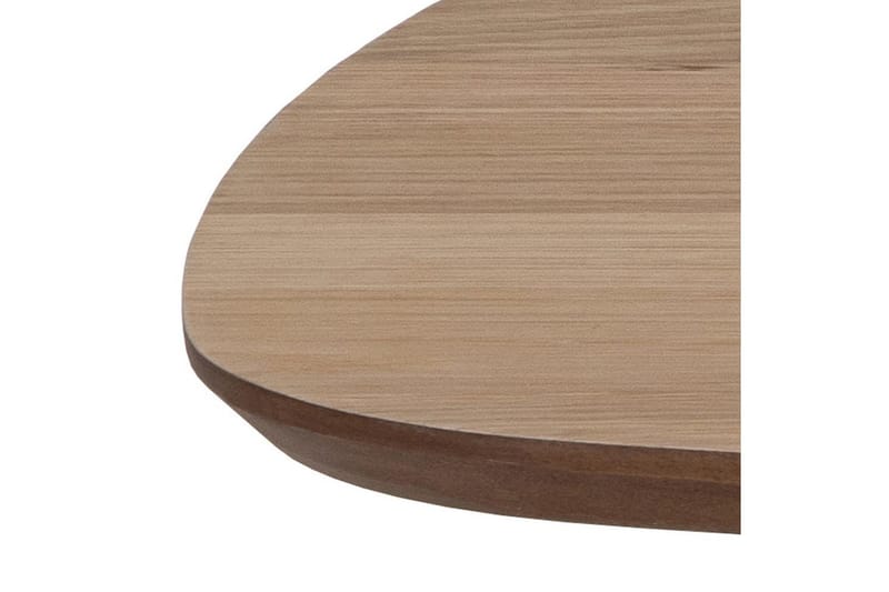 Arwina Ovalt Soffbord 120 cm med Organisk Bordsskiva i Ek - Brun - Möbler - Bord & matgrupp - Soffbord